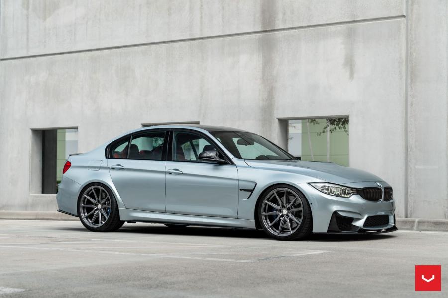  BMW M3 Sedan on Vossen Wheels (HF-3) 2019 года  (фото 11 из 14)